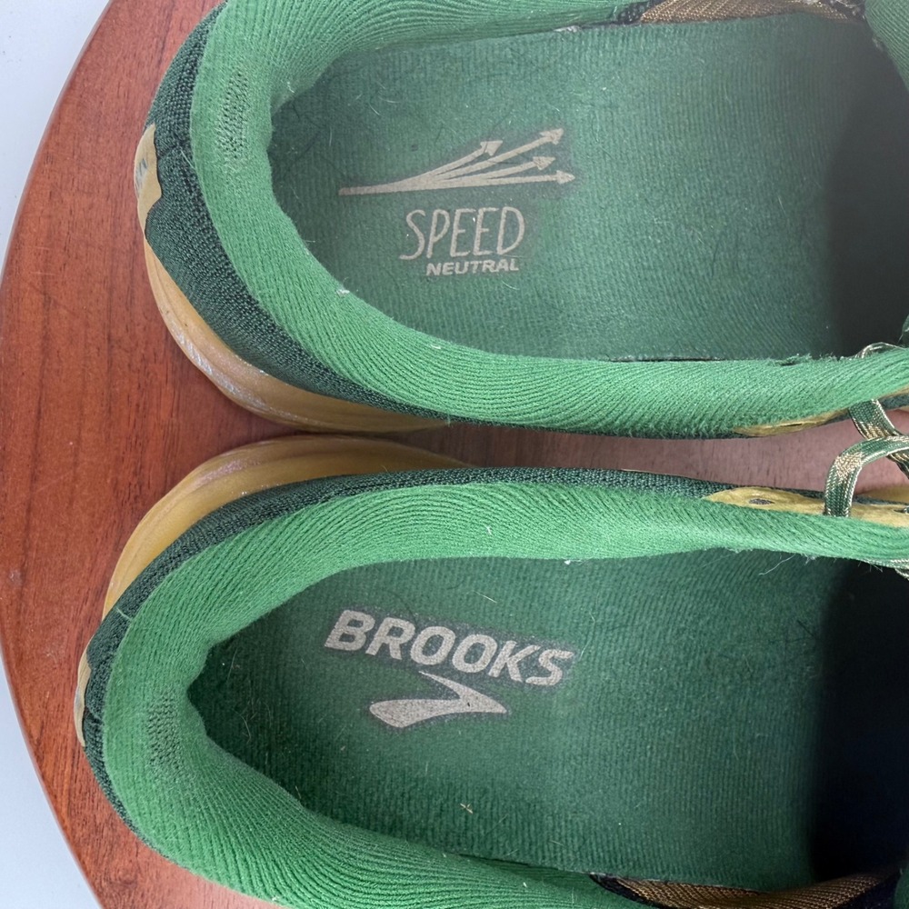 Brooks Launch 7 Running Shoes Green Gold Run Lucky Edition Women 9.5 - Picture 10 of 10